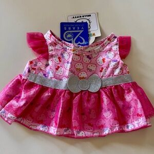Build A Bear Hello Kitty 25th Anniversary dress NWT